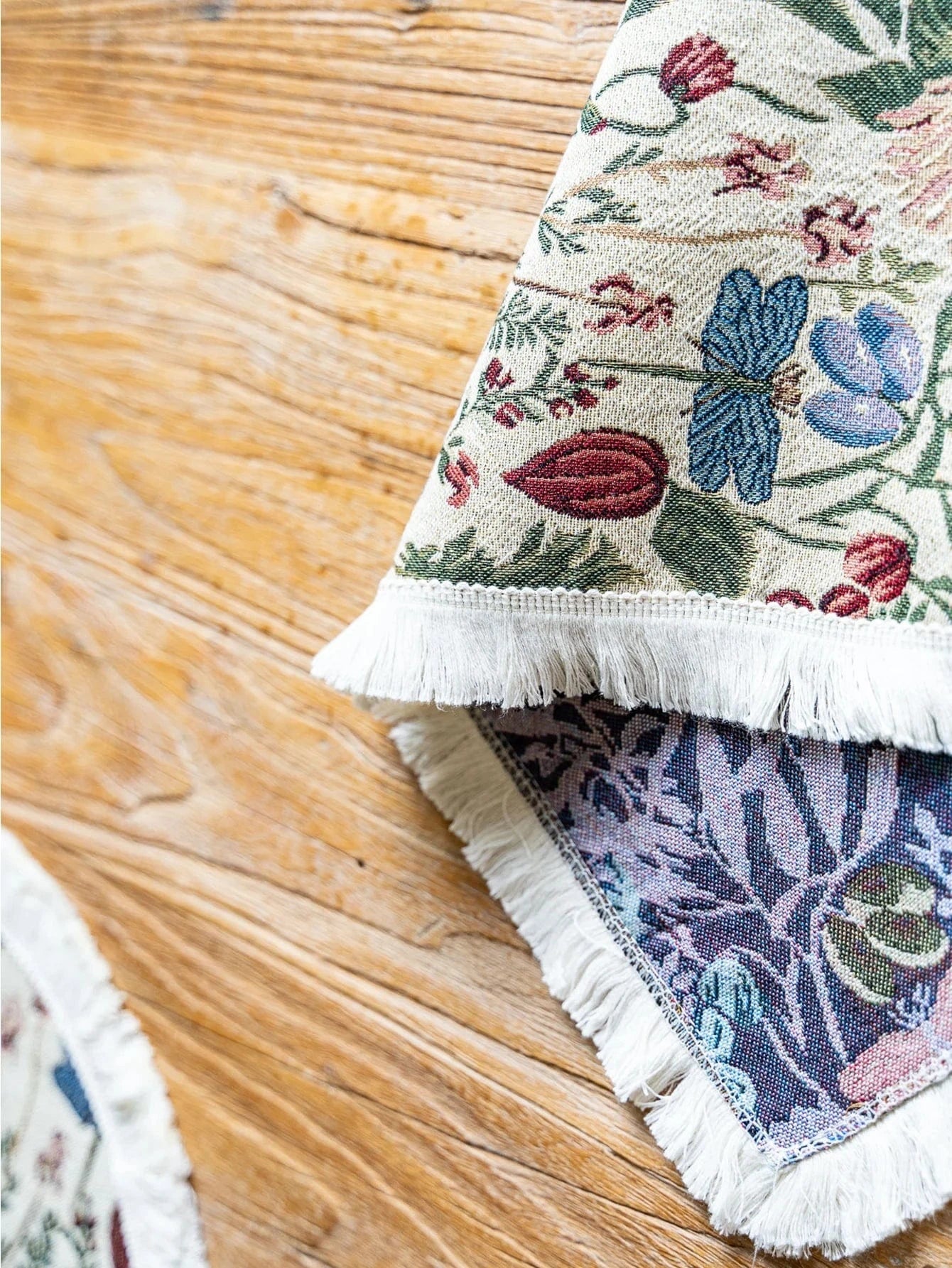 Set de table en tissu | Motif floral | Joli Set de Table Multi / 45x30cm