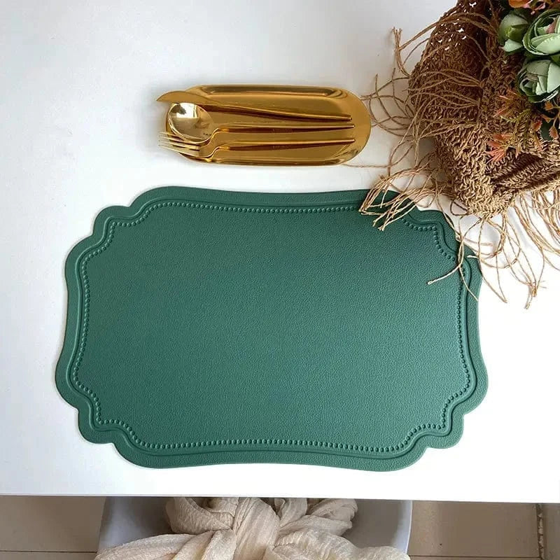 Set de table faux cuir | Design | Joli Set de Table Green / 45x30cm