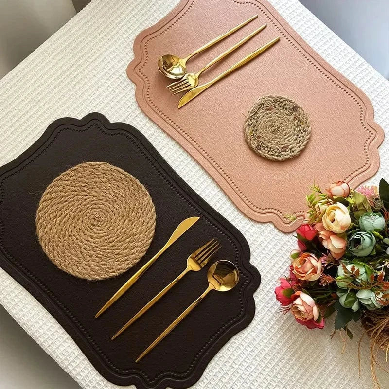 Set de table faux cuir | Design | Joli Set de Table