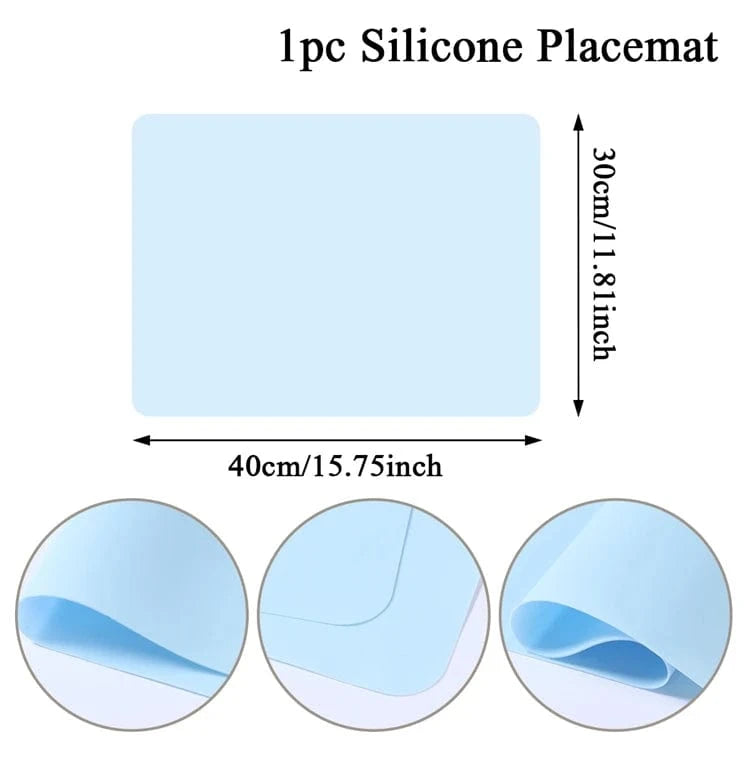 Set de table lavable plastique | Silicone | Joli Set de Table 2 / 40x30cm