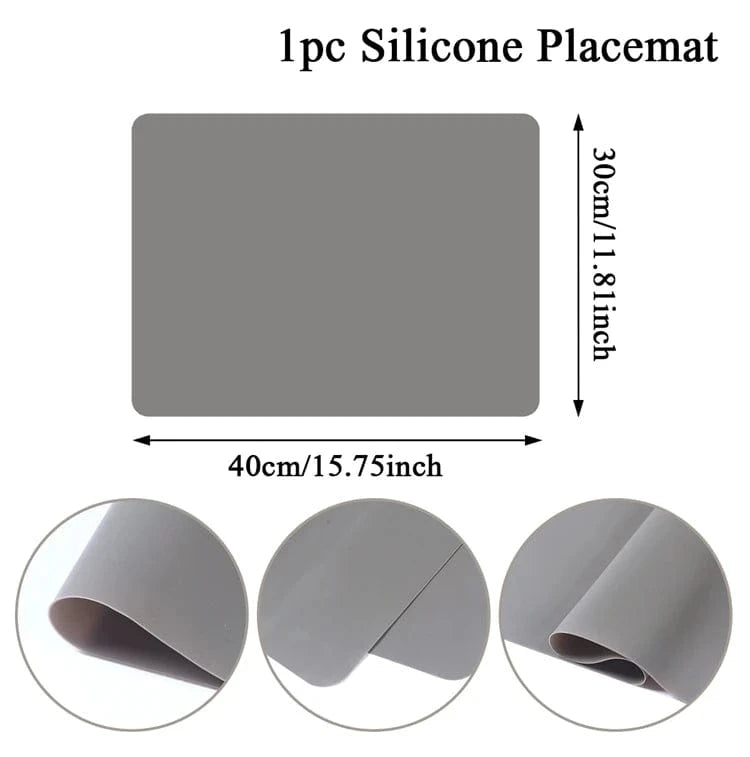 Set de table lavable plastique | Silicone | Joli Set de Table 1 / 40x30cm