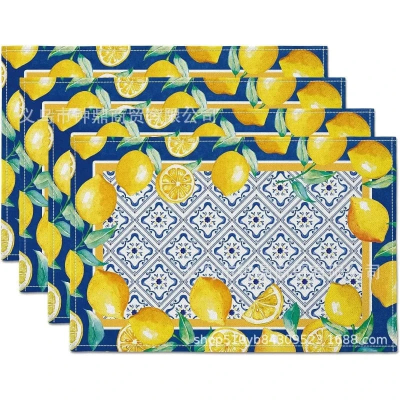 Set de table lavable | Trois nains de jardin | Joli Set de Table 2 / 4PC-32X42cm