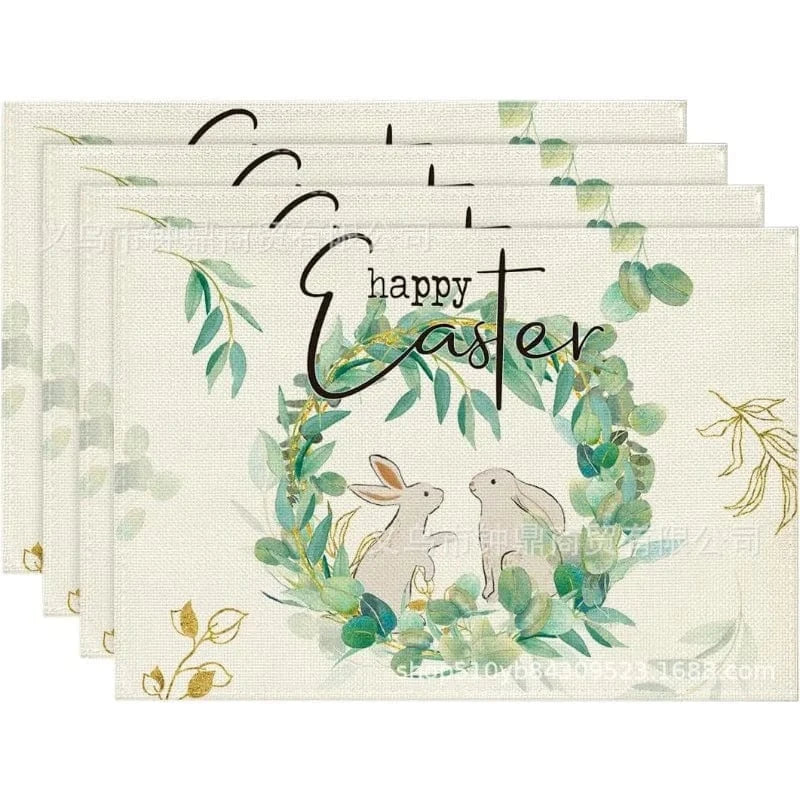 Set de table lavable | Trois nains de jardin | Joli Set de Table 2 / 4PC-32X42cm