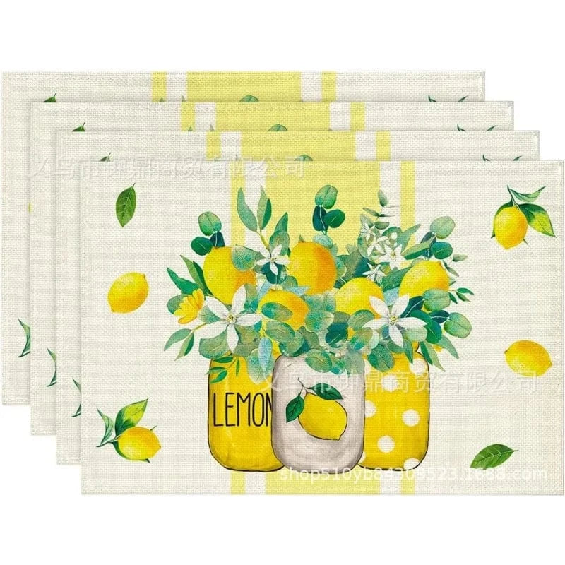 Set de table lavable | Trois nains de jardin | Joli Set de Table 2 / 4PC-32X42cm