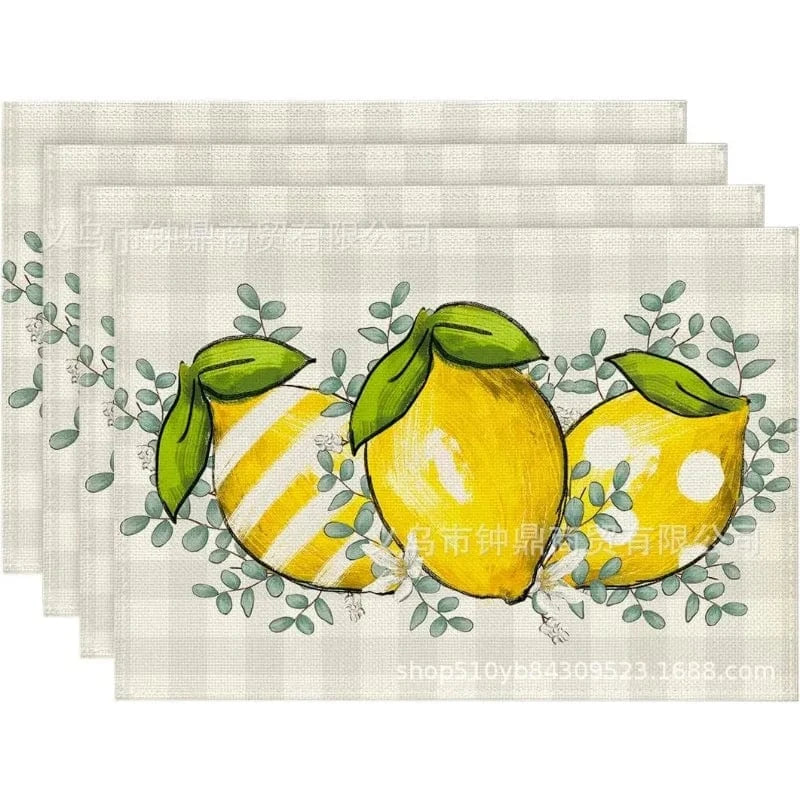 Set de table lavable | Trois nains de jardin | Joli Set de Table 2 / 4PC-32X42cm