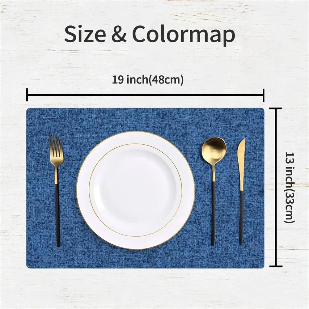 Set de table lin couleur | Nordique | Joli Set de Table