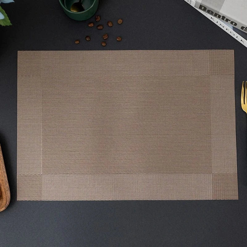 Set de table noel argent | Simple design | Joli Set de Table Camel / 4PC / 30X45CM