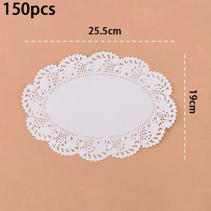 Set de table papier rond | Joli Set de Table H / Comme affiché