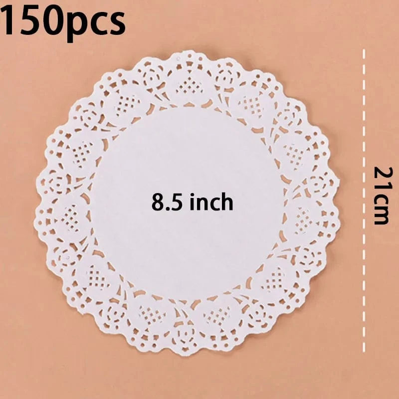 Set de table papier rond | Joli Set de Table F / Comme affiché