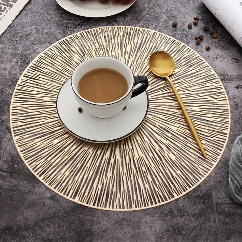 Set de table plastique rond | Joli Set de Table