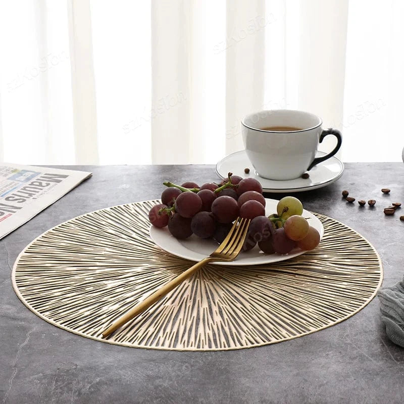 Set de table plastique rond | Joli Set de Table