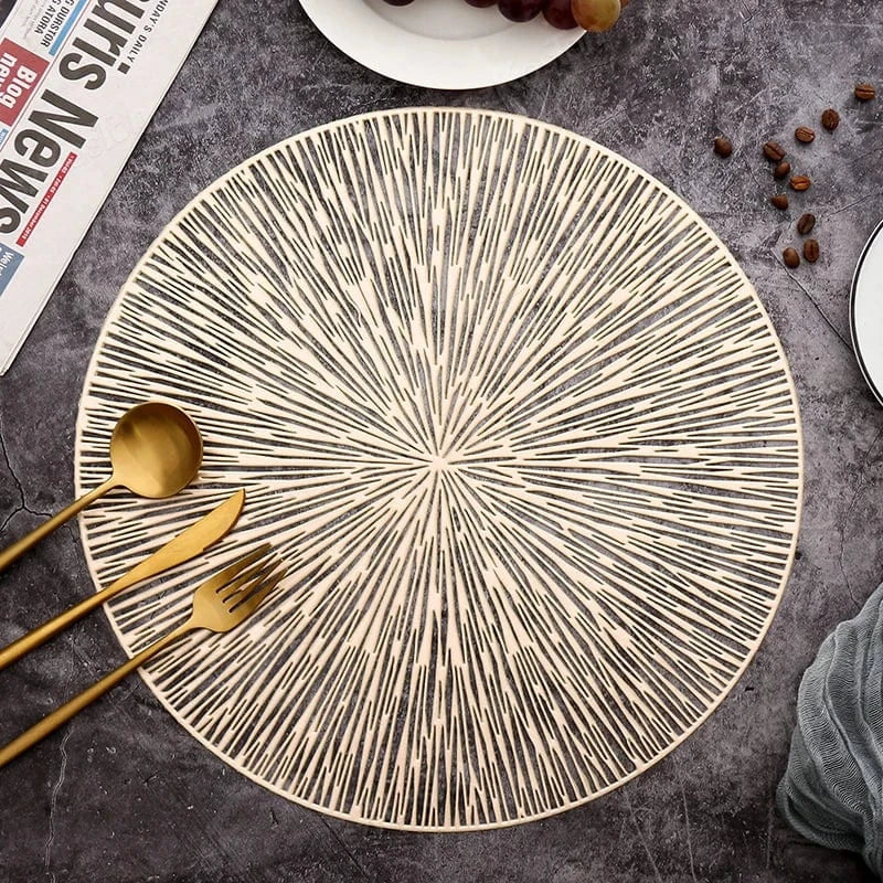 Set de table plastique rond | Joli Set de Table