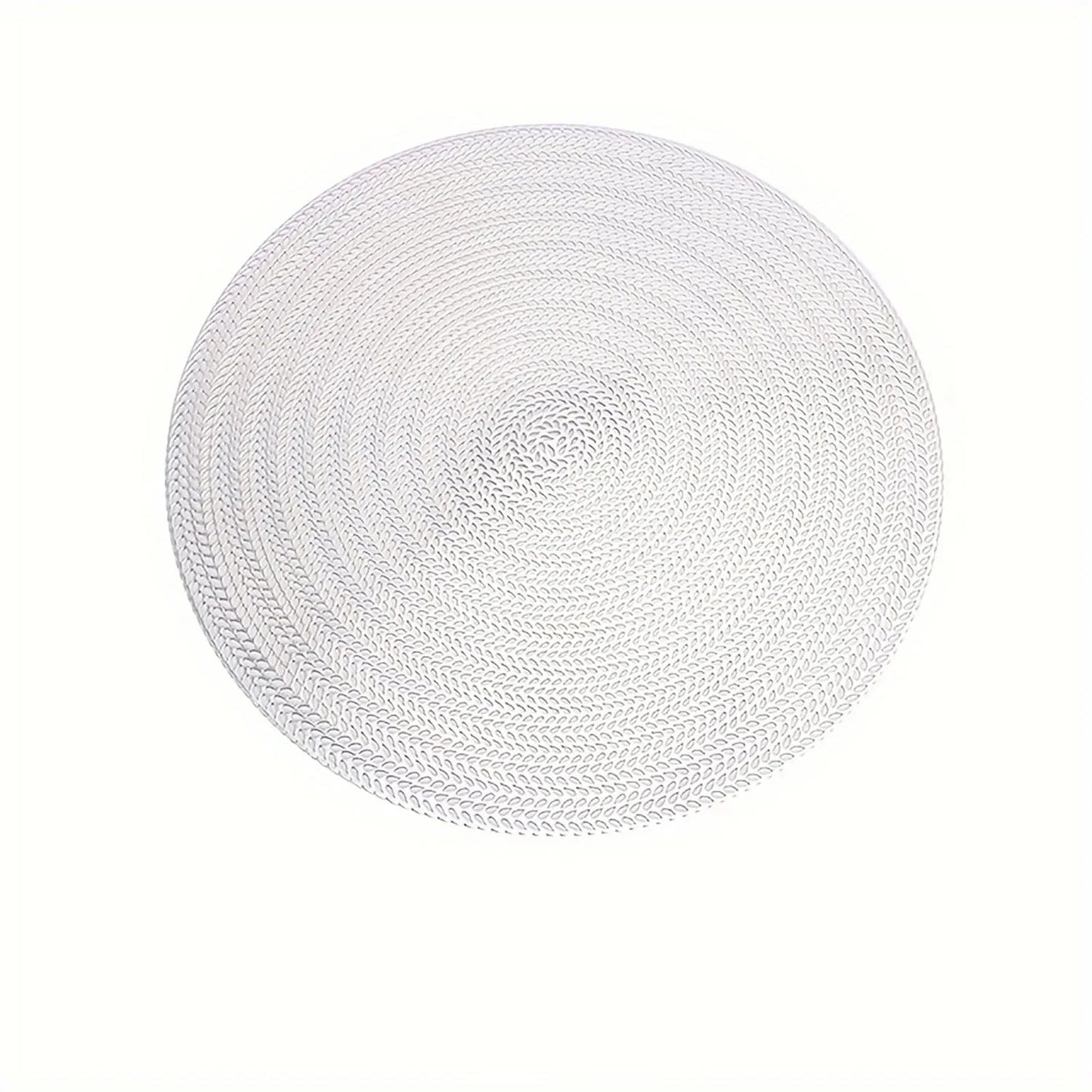 Set de table pvc rond | Joli Set de Table Argent / L