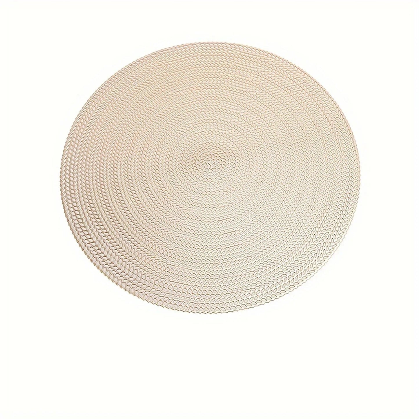 Set de table pvc rond | Joli Set de Table Doré / L