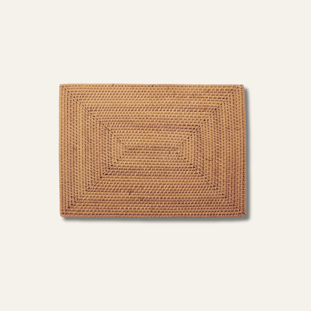Set de table rectangulaire en rotin | Simple | Joli Set de Table Rotin / 40x30cm