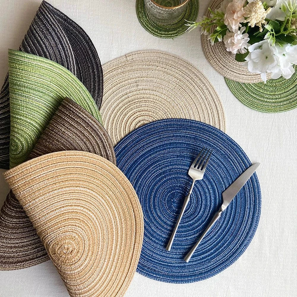 Set de table rond antiderapant | Joli Set de Table