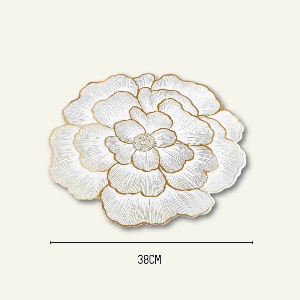 Set de table rond blanc | Joli Set de Table