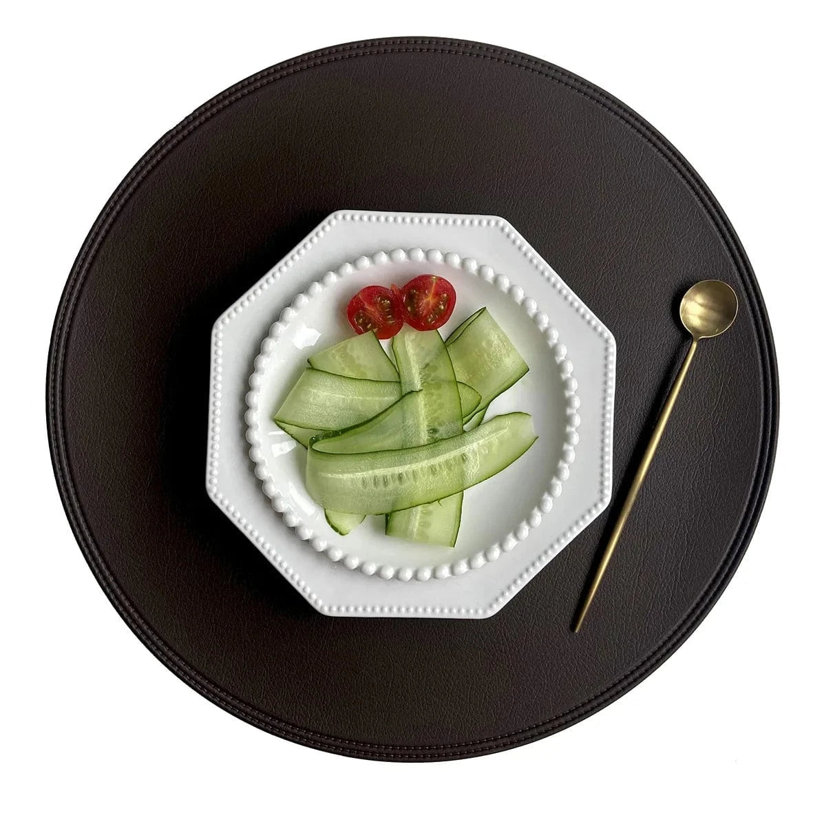 Set de table rond coloré | Joli Set de Table Café / 38cm Rond