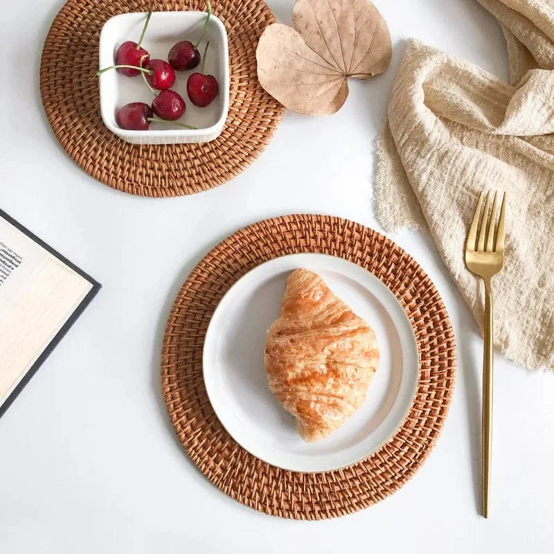 Set de table rond en osier | Joli Set de Table