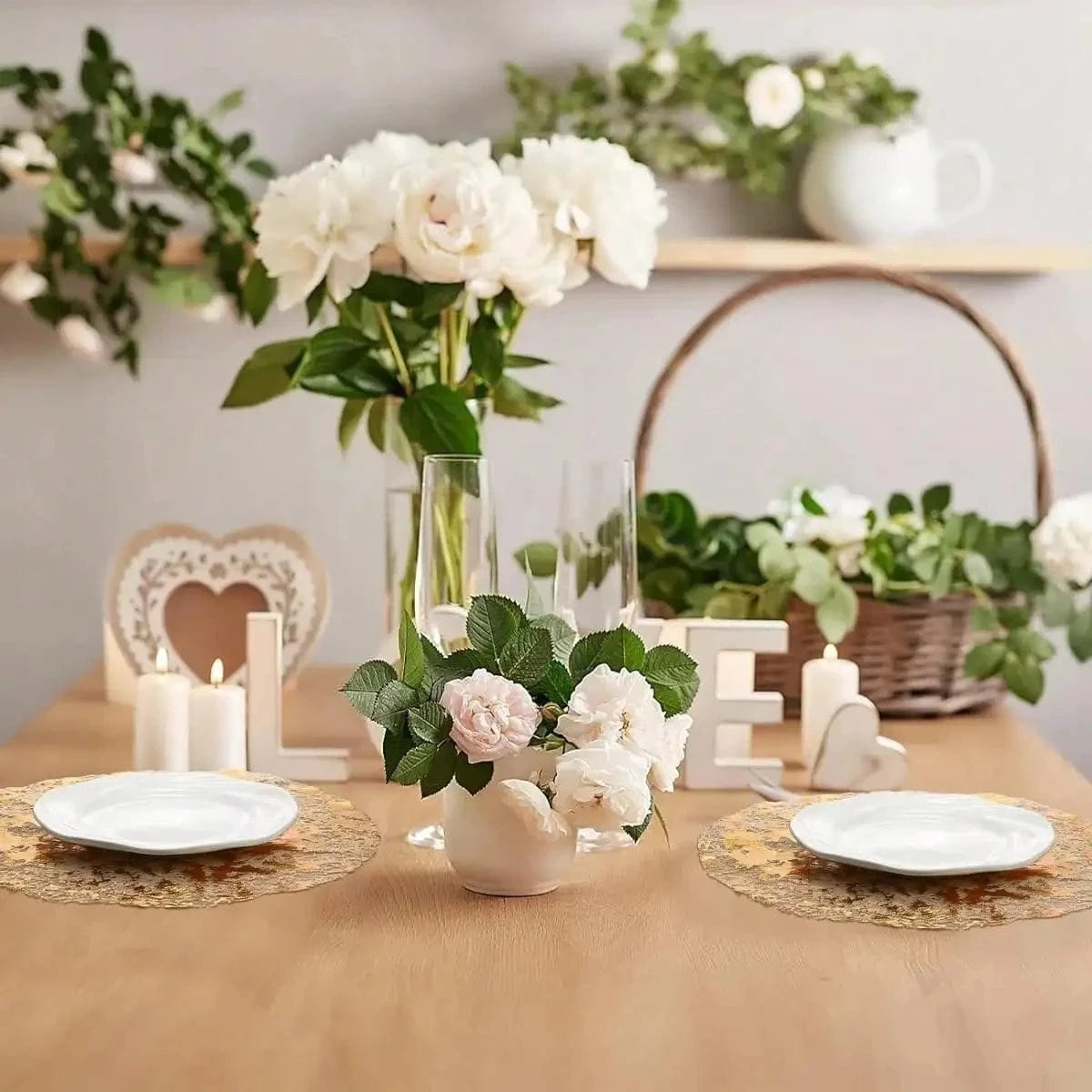 Set de table rond jetable | Joli Set de Table