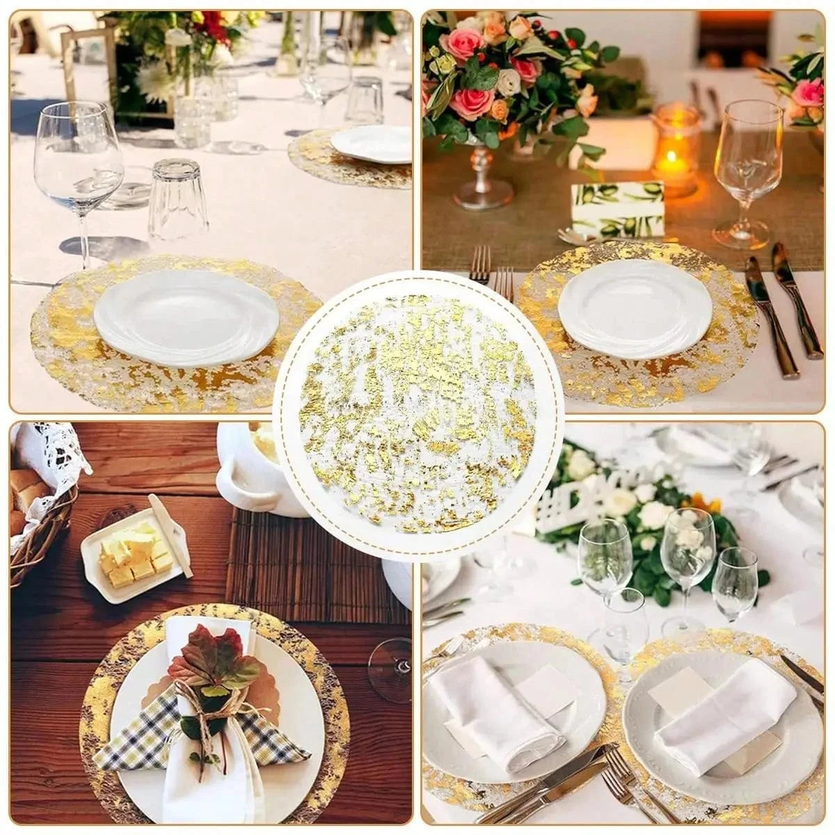 Set de table rond jetable | Joli Set de Table