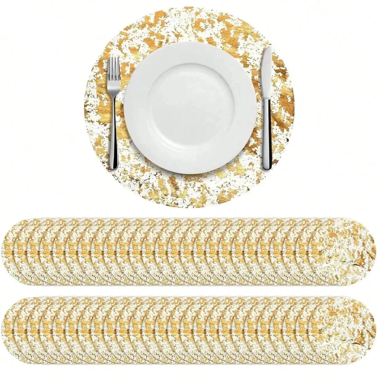 Set de table rond jetable | Joli Set de Table