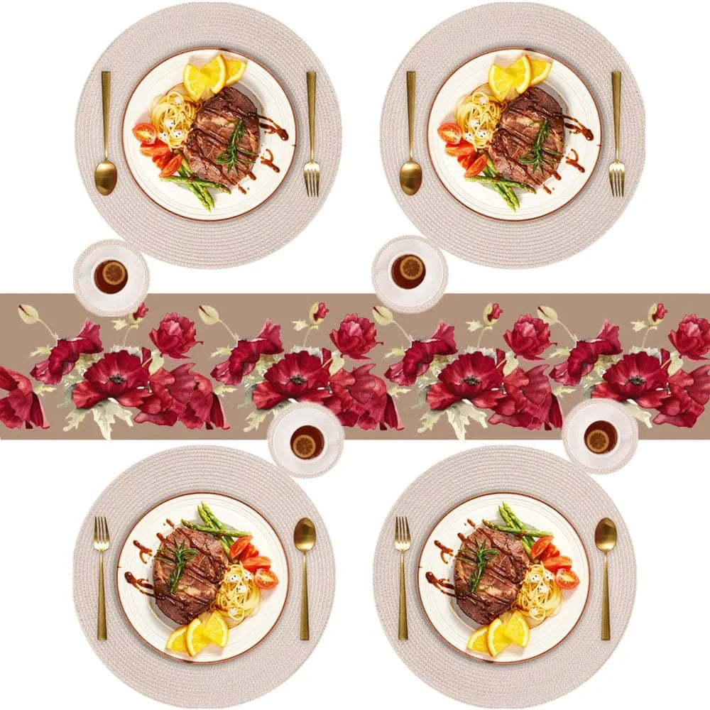 Set de table rond moderne | Joli Set de Table