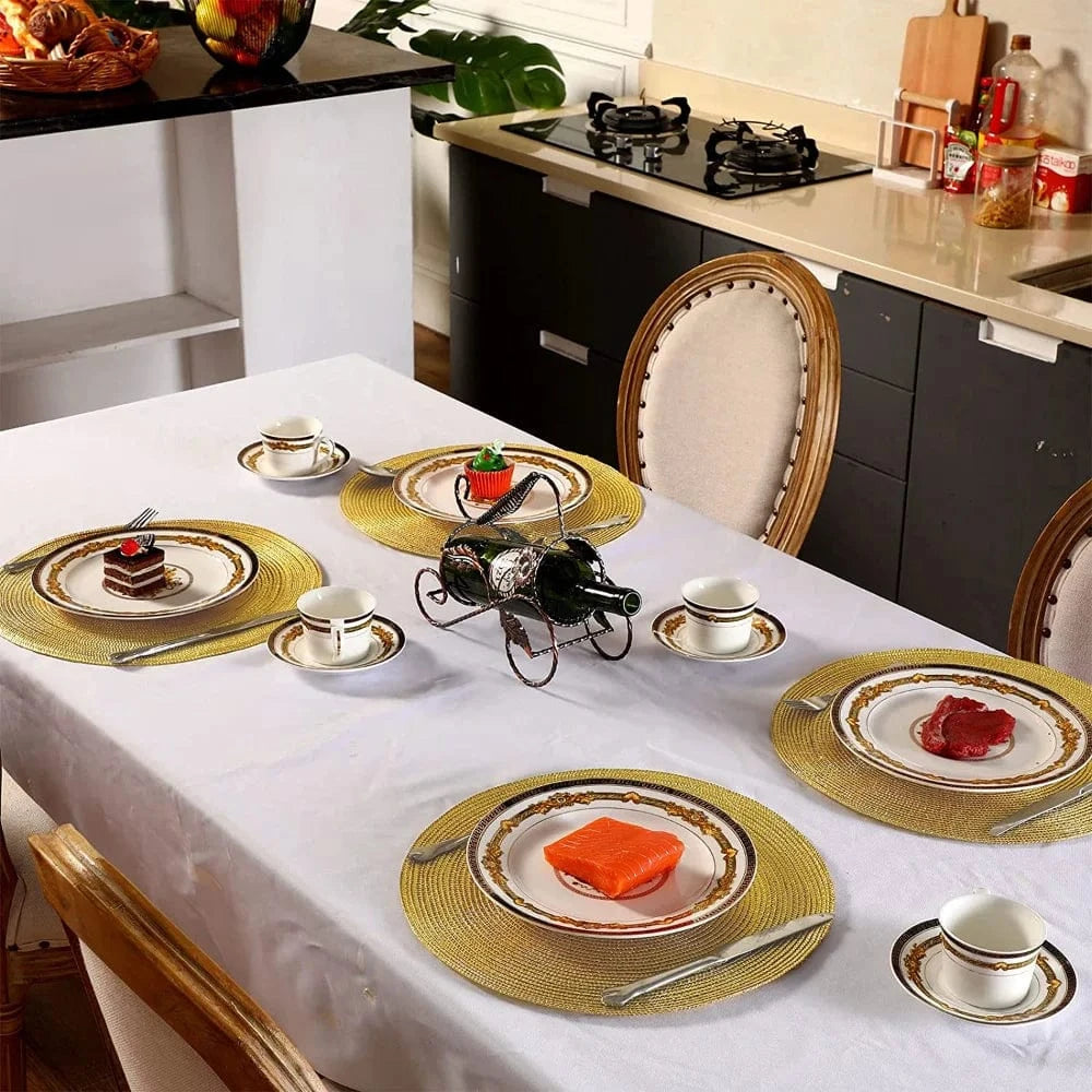Set de table rond moderne | Joli Set de Table