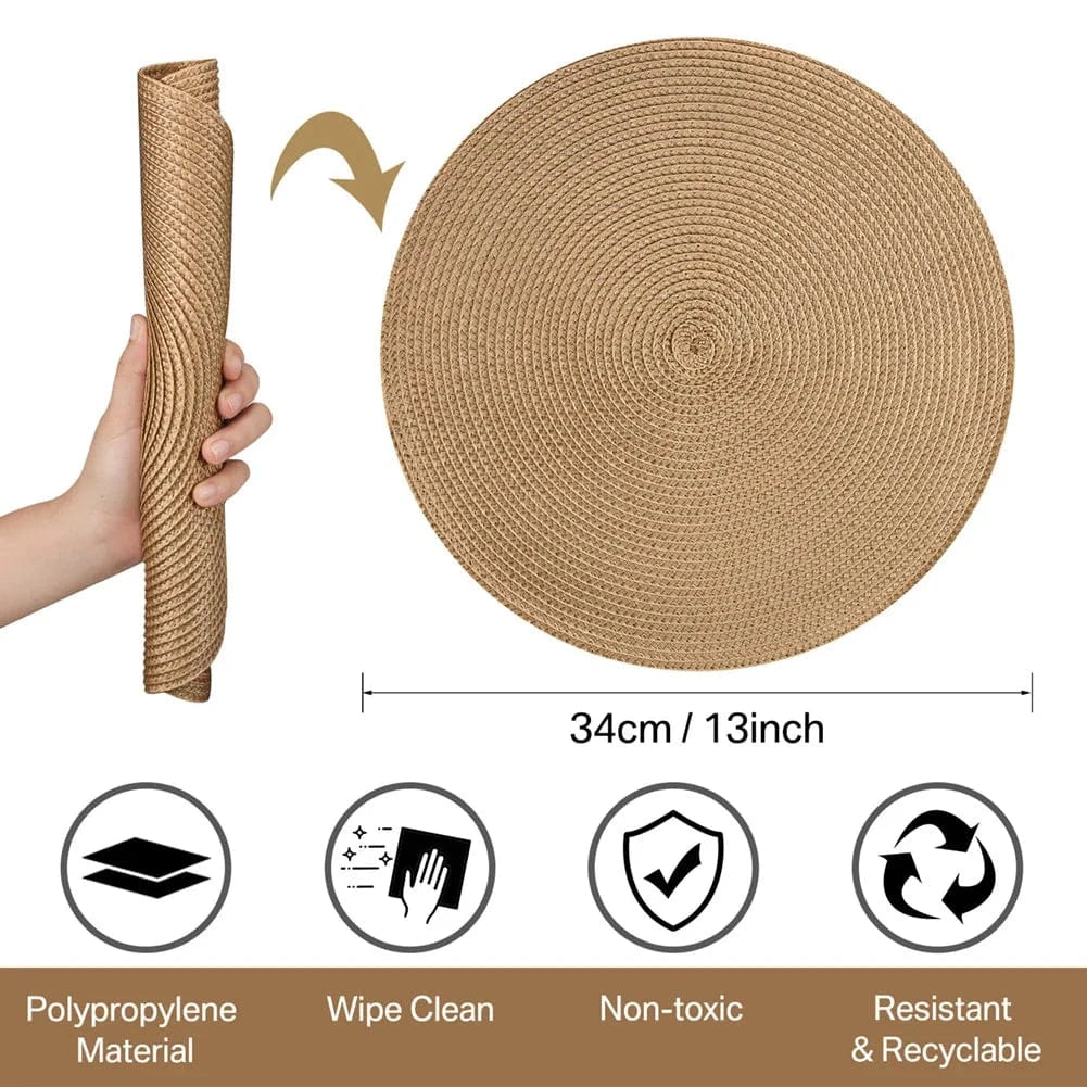 Set de table rond moderne | Joli Set de Table