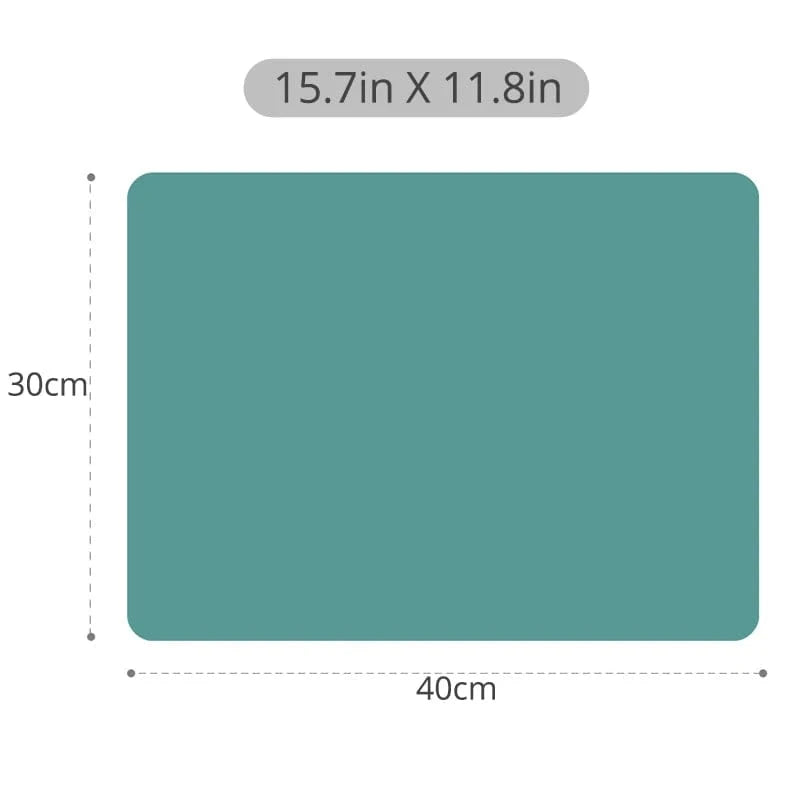 Set de table silicone design | Imperméable | Joli Set de Table