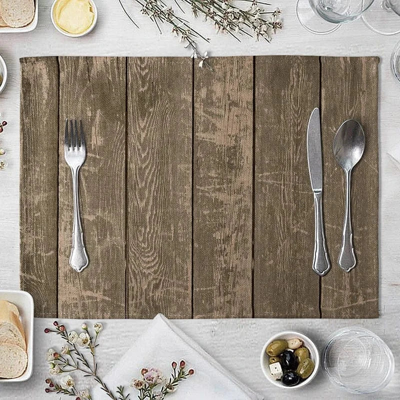 set de table style bois | Imitation | Joli Set de Table 3 / 40X30cm