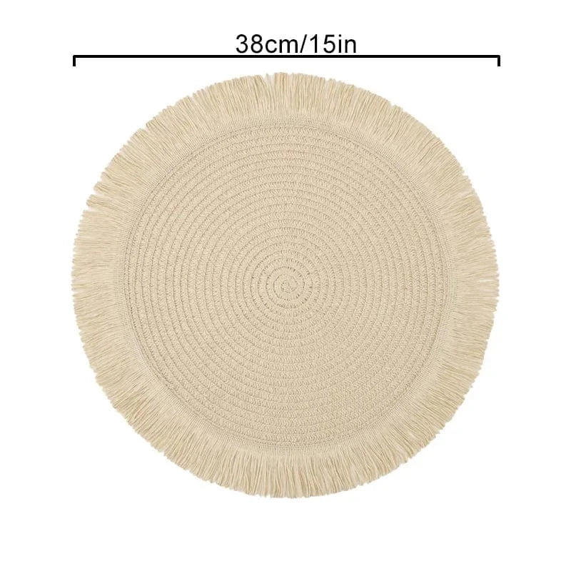 Set de table tressé rond | Joli Set de Table