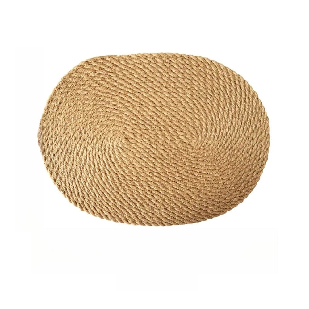 Set de table paille ovale Simple