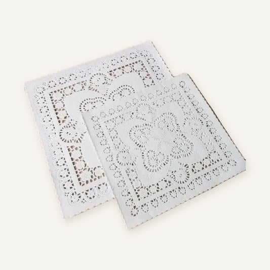 Set de table en papier jetable | Design sur fond beige
