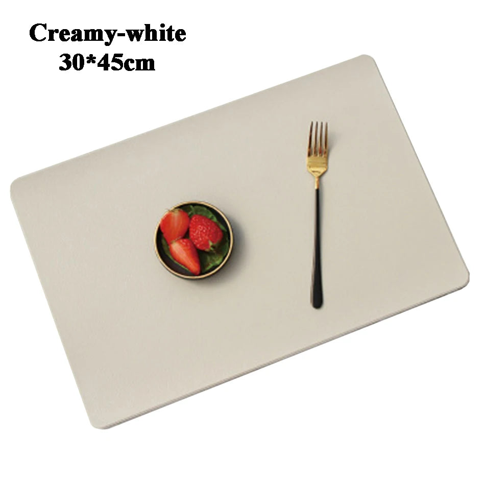 Set de table en simili cuir | Luxe