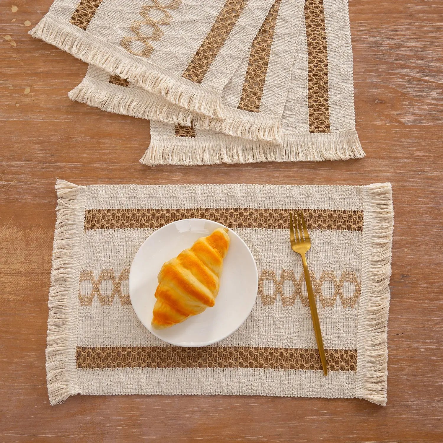 Set de table de noel en tissu