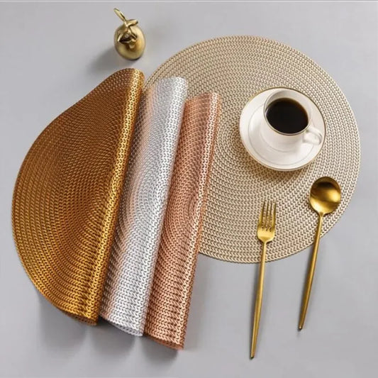 Set de table rond en pvc