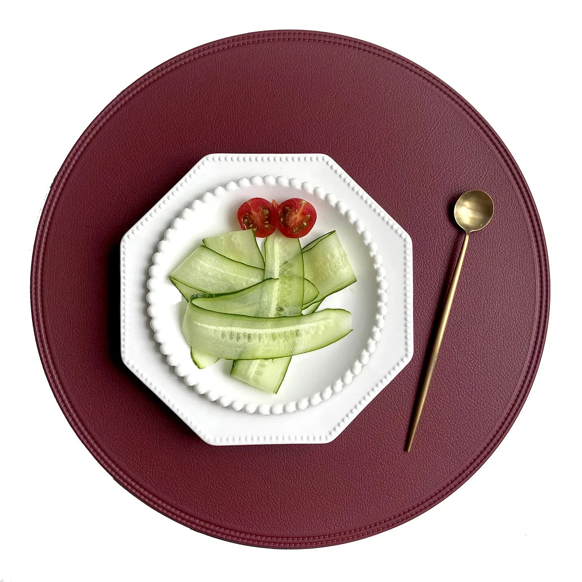 Set de table rond coloré