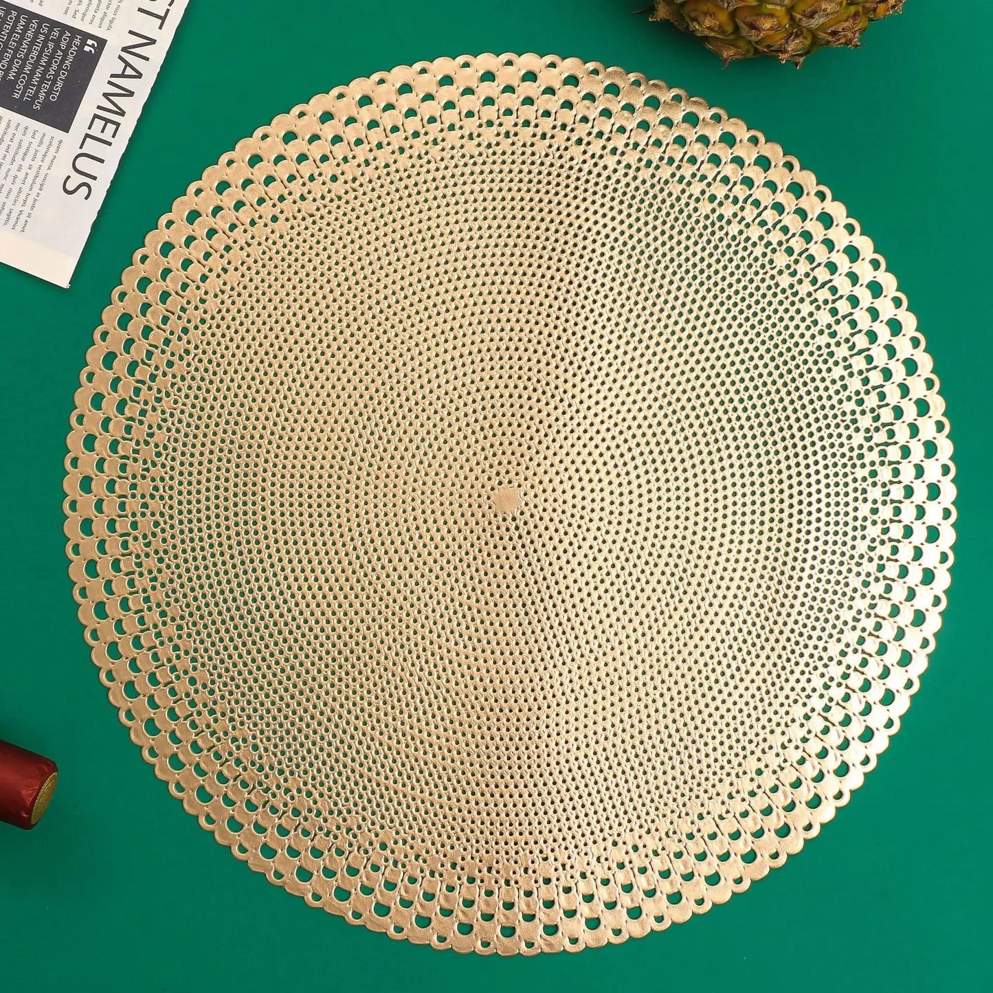 Set de table rond en pvc