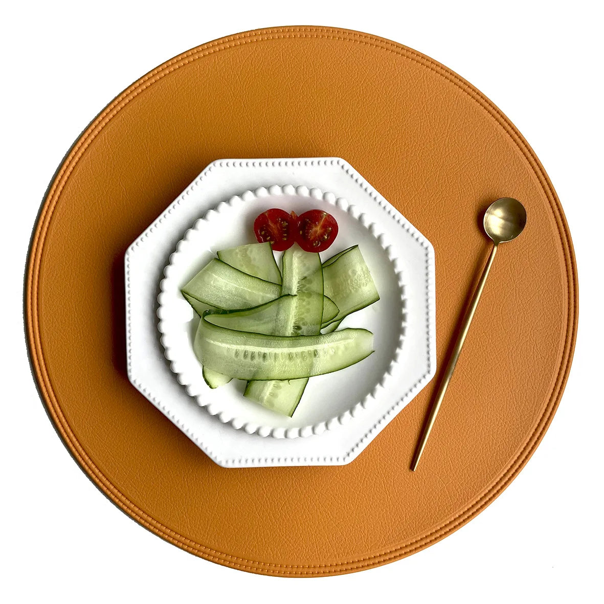 Set de table rond coloré
