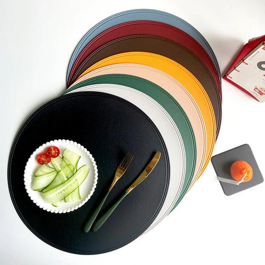 Set de table rond coloré