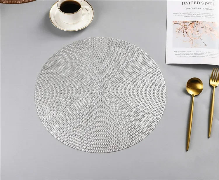 Set de table rond en pvc