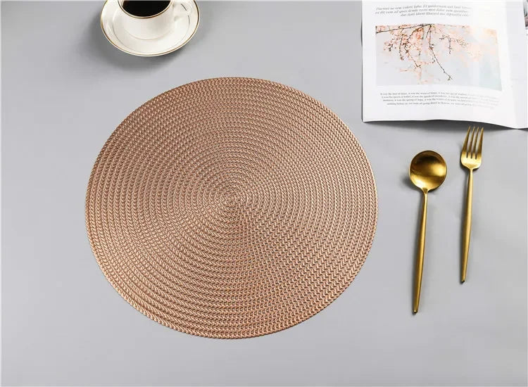 Set de table rond en pvc