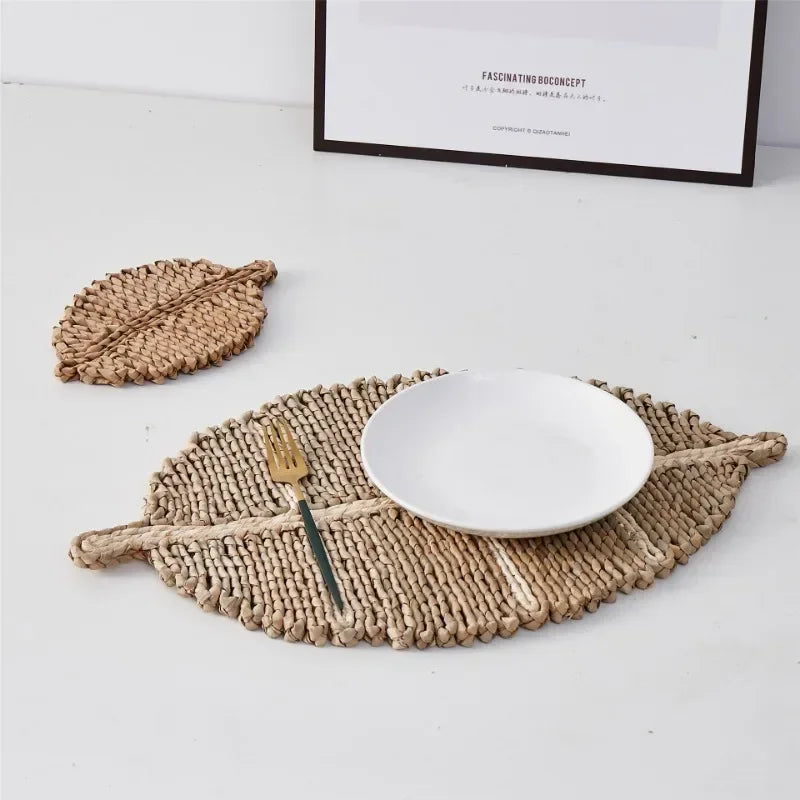 Set de table en paille | Feuille
