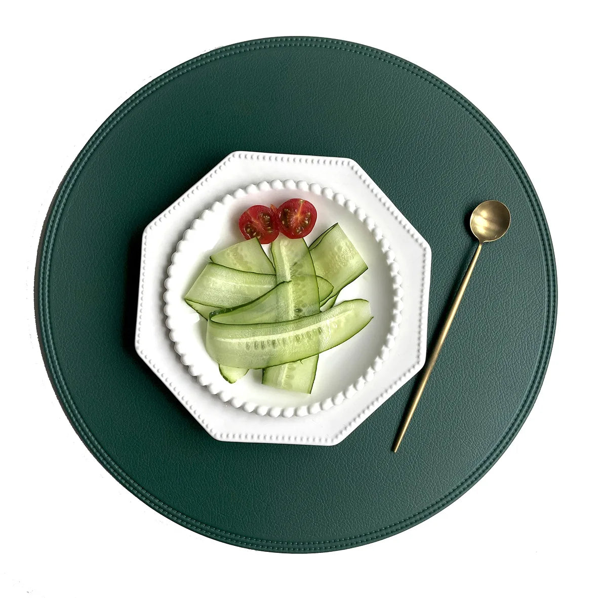 Set de table rond coloré