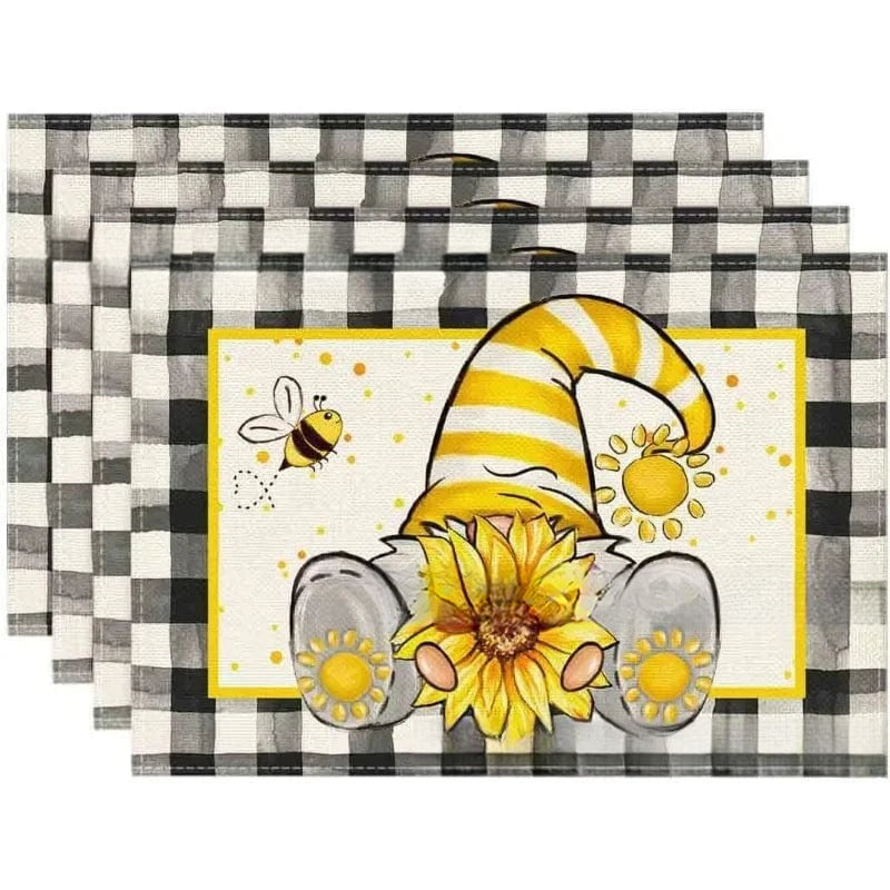 Set de table lavable Trois nains de jardin