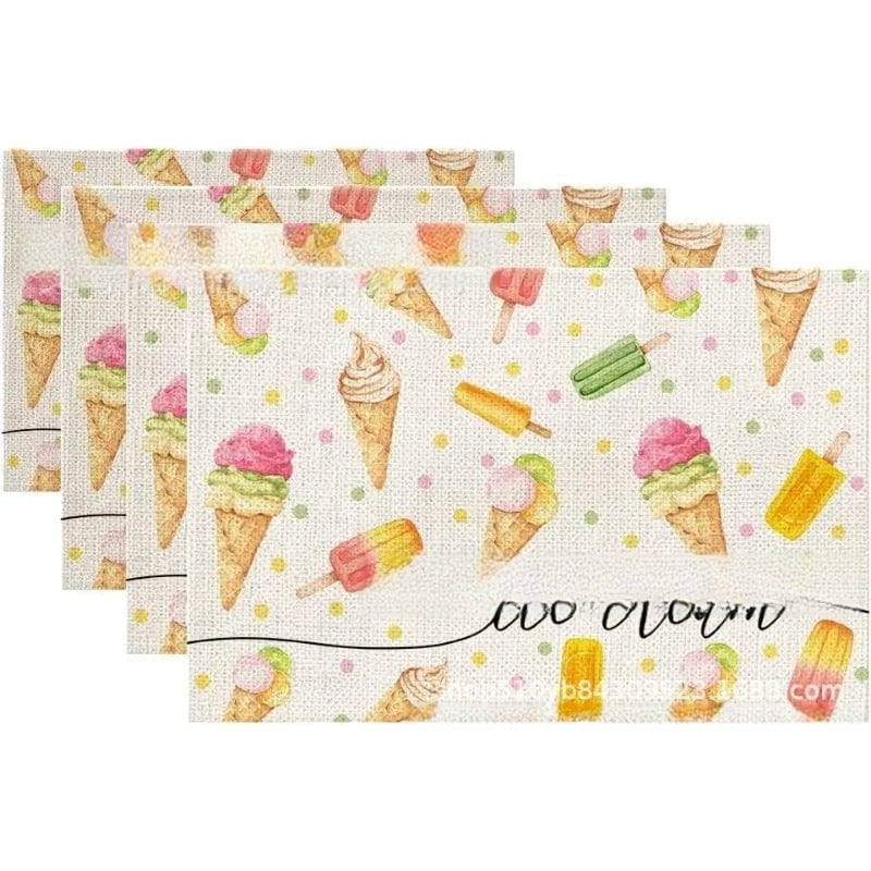 Set de table lin Ice cream
