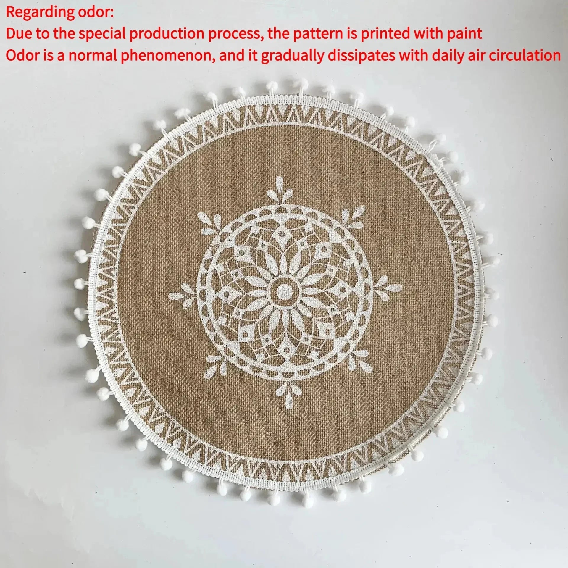 Grand set de table rond | Joli Set de Table D / 38cm / Rond