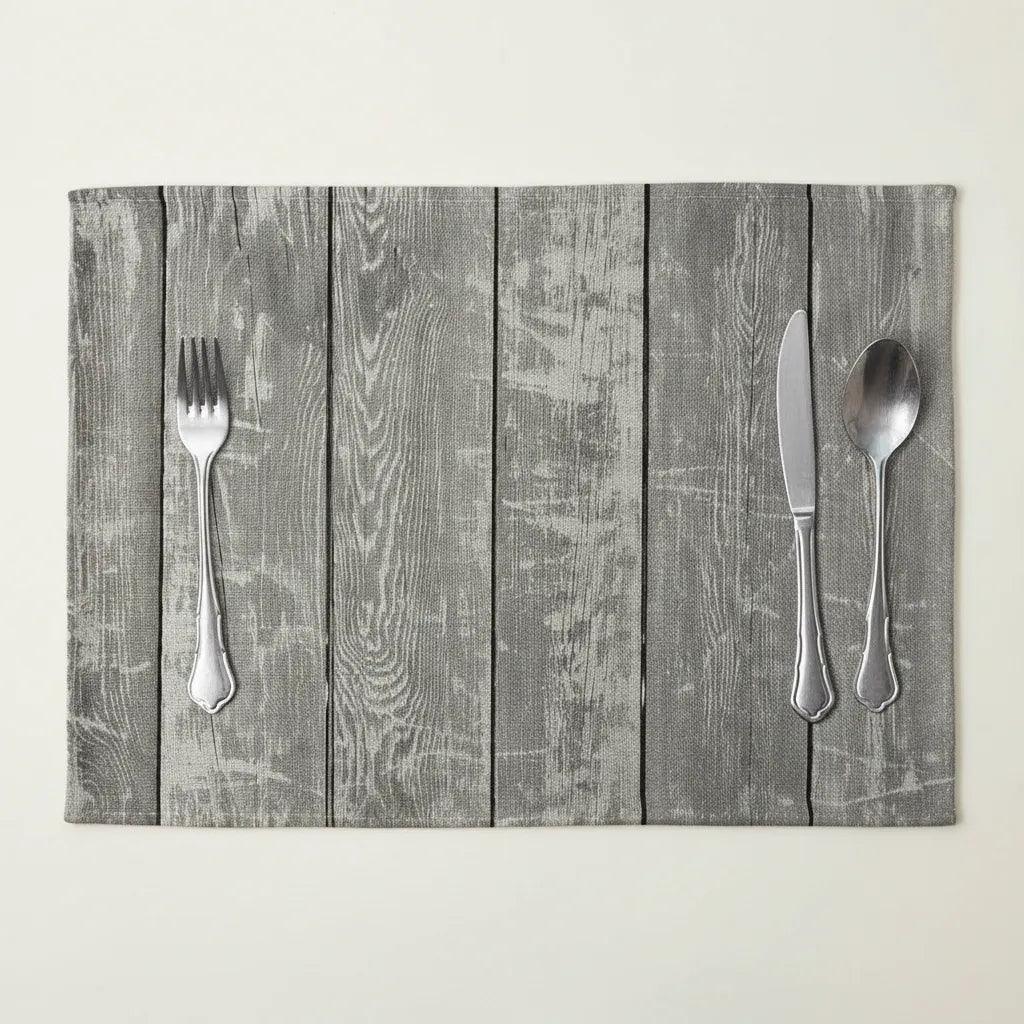 Set de table bois design | Gris
