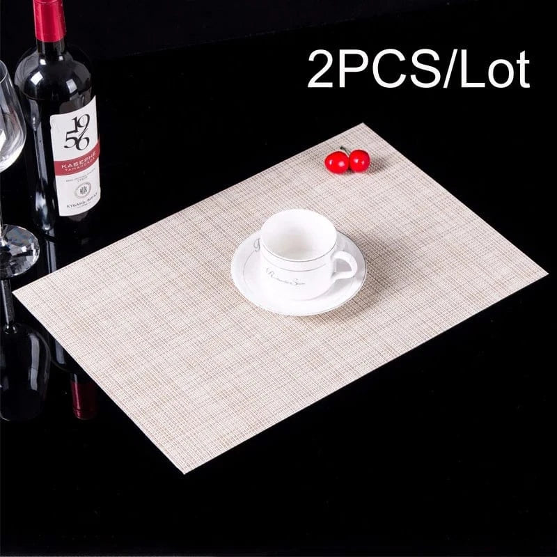 Set de table deco vinyle | Style européen | Joli Set de Table Beige / 30x45cm